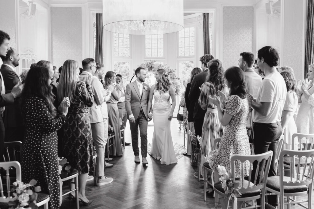 wedding exit fotografie